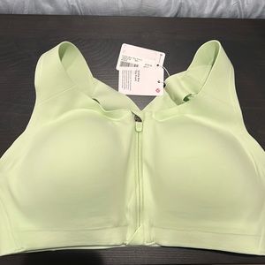 NWT Lululemon Enlite zip front sports bra 36C